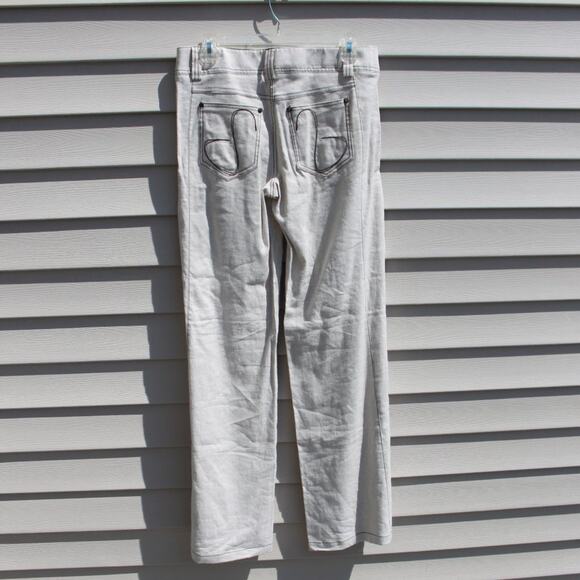 Stephanie Schaich Women's Linen Pants Tan Quiet Luxury Neutral Size 4 - Picture 11 of 14
